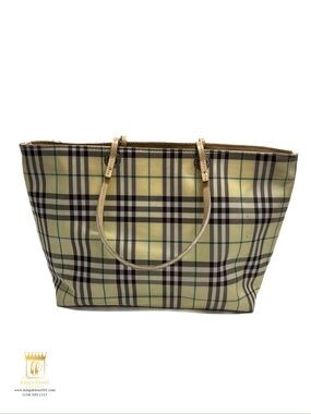 Burberry nova check tote bag